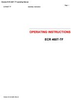 ECR-460T-TF operating